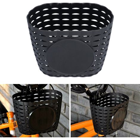 Panier pour Vélo Enfant Plastique Résistant et Durable, Panier pour Poussette et Shopping, Noir (1/5)
