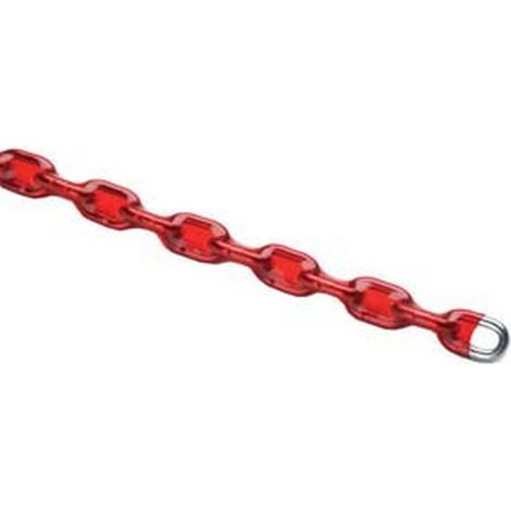 2PZ CATENA CEMENTATA MAGLIA TONDA RIVESTITA IN PLASTICA - ø mm.7,5x120 cm.