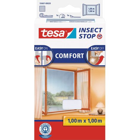 tesa COMFORT 55667-00020-00 Zanzariera (L x A) 1000 mm x 1000 mm Bianco 1 pz. (1/5)