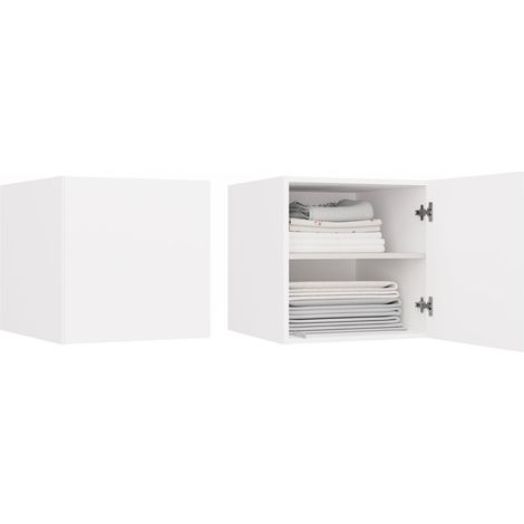 Modulo superiore per armadio Senso 50 - 1 anta - 50 x 50 x 56,4 cm - bianco (1/5)