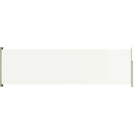 Auvent latéral rétractable de patio 180x600 Crème (1/5)