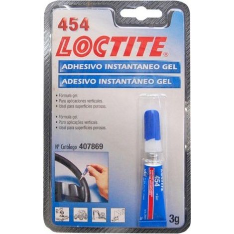 Adhesivo instantaneo gel 3 gr loctite 454 loctite (1/3)