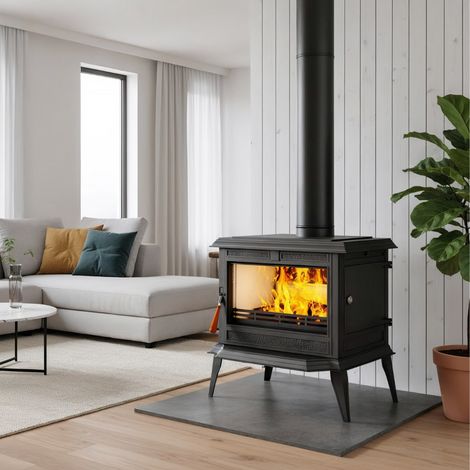 Poêle à bois en fonte 12.3 kW Premium Athena S12 ECO KAWMET (1/5)