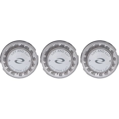Lot de 3 têtes de rasoir électrique compatibles lames de rasoir HQ3, pièce de rechange pour tondeuse et rasoir (1/5)