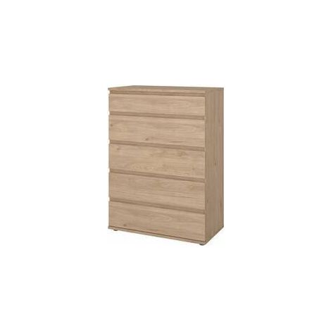 KIT CASSETTIERA NOVA 5 CASS 76,8X40X106,6CM ROVERE