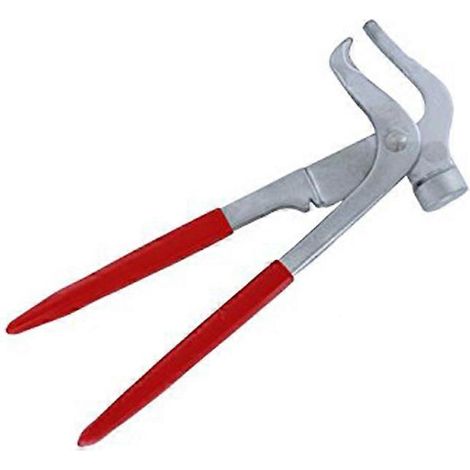 Pince à pneus, marteau d'équilibrage de roues, outil de réparation automobile-Red (1/3)