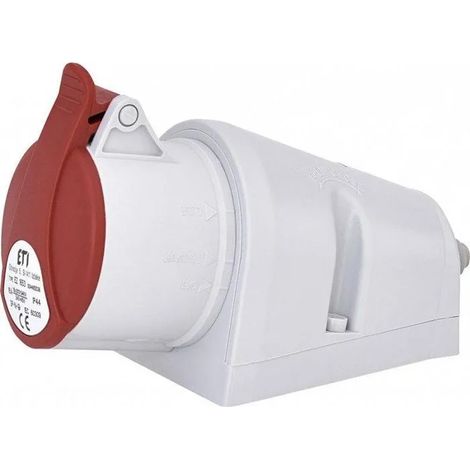 Prise électrique eti EZ 1653 16A 400V protection IP44 (1/2)