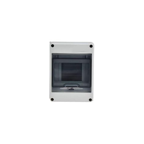 Caja eléctrica exterior impermeable IP65, 5 módulos, superficie de plástico ABS, caja de conexiones eléctrica exterior impermeable, armario de control, caja de empalme modular (5 vías) - Crezuo