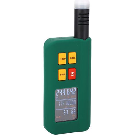 Tester ambientale: temperatura, umidità, altezza LX, pressione atmosferica, rumore, per biblioteca, esterno, officina, DC 5V, da (1/4)