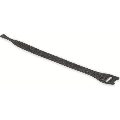 HellermannTyton Klettkabelbinder zum Bündeln Haft- und Flauschteil (L x B) 330 mm x 12.5 mm Schwar (1/5)