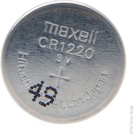 Pila botón Maxell CR1220 3V 36mAh litio (1/3)