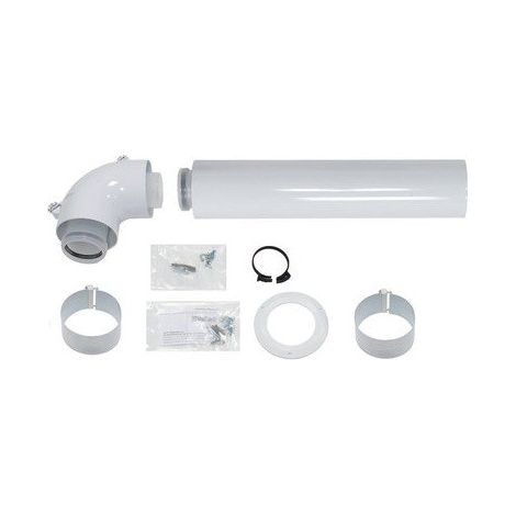 Vaillant Basis-Anschluss-Set Brennwert Luft-/Abgasführung, PP, 60/100, 303923 (1/3)