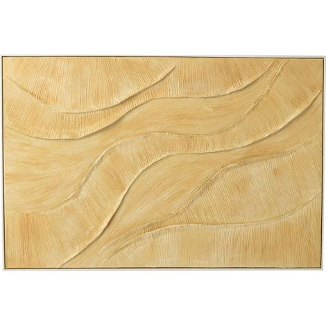 Tableau abstrait doré en acrylique - doré (1/4)
