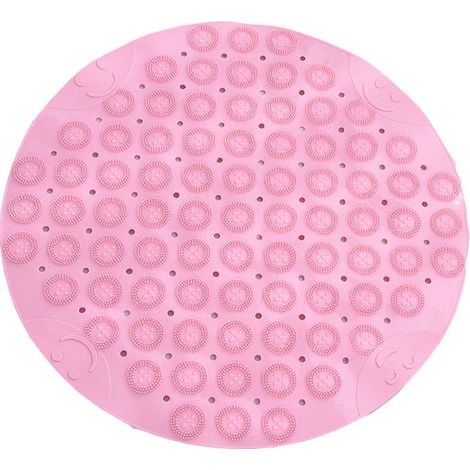 55x55cm PVC Runde Massage-Badematte, rutschfeste Duschmatte, antibakteriell
