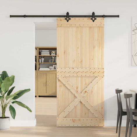 vidaXL Porte coulissante NARVIK 100 x 210 cm (213,5 cm)