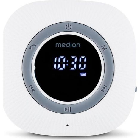 Radio de ducha Bluetooth MEDION LIFE P66096 Blanco IPX6 3 W LED 12 h (1/5)