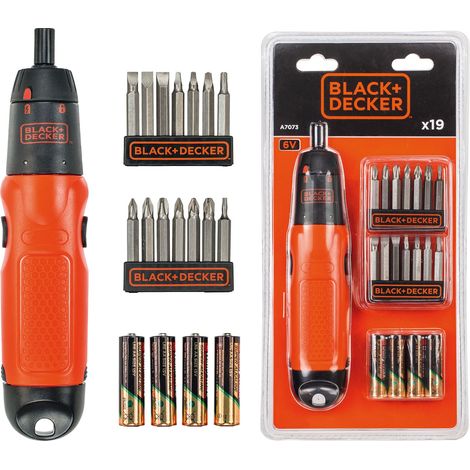 Svitavvita a batteria con inserti inclusi BLACK+DECKER A7073 (1/4)
