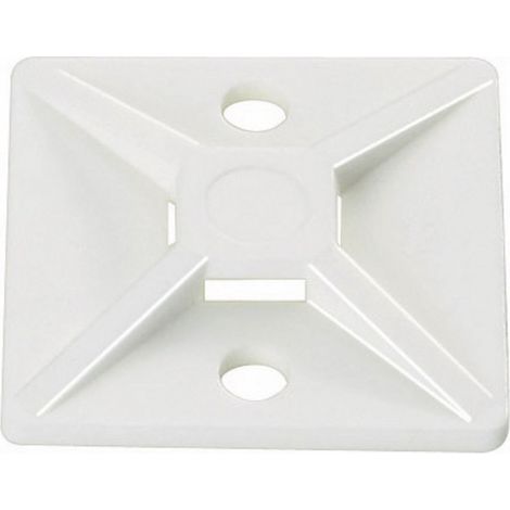 HellermannTyton MB4A-N66-NA-C1 Befestigungssockel selbstklebend, schraubbar 151-28469   4fach einfäd