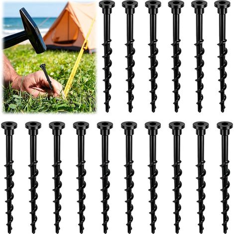 16PCS Vis de Terre pour Robot Tondeuse, Accessoires Robot Tondeuse, Vis de Station et Fixation de Sol pour Robot Tondeuse, Vis de Terre Durable et Robuste pour Équipements Extérieurs (1/5)