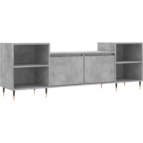 Maison Exclusive - TV-Schrank Betongrau 160x35x55 cm Holzwerkstof