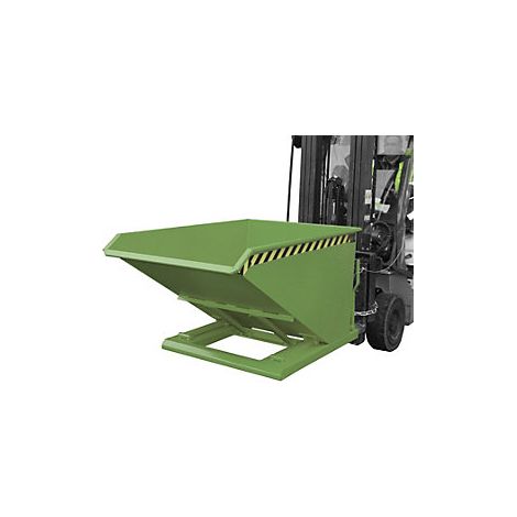 Bauer Kippbehälter NK 75, lackiert, Resedagrün (1/3)