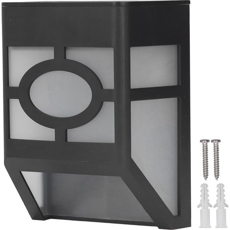 Lampadaires Solaires Extérieurs 2 LED Étanches IP44 pour Allées Jardin Terrasse Éclairage Nocturne (1/5)