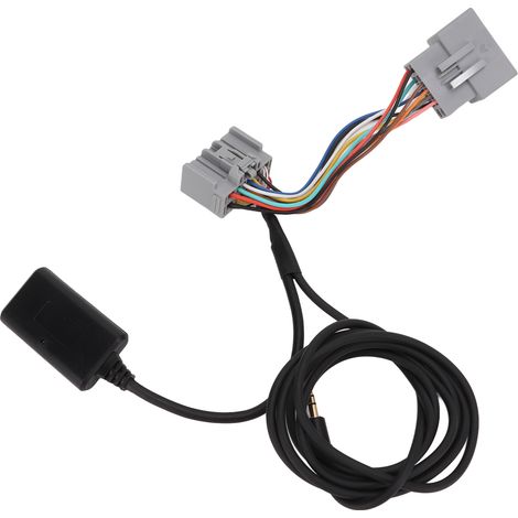 Schwarzer kabelloser Bluetooth-AUX-Autoradioadapter, kompatibel mit C30, C70, S60, S70 und S80 (1/5)
