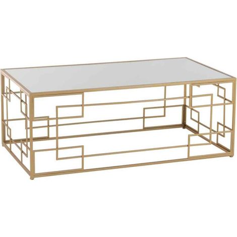 Table Basse Design "Ridao" 120cm Or (1/3)