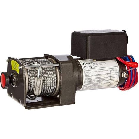 Treuil Électrique 12V - Traction Max 1100 kg - Idéal pour Remorquage et Levage - D-Work