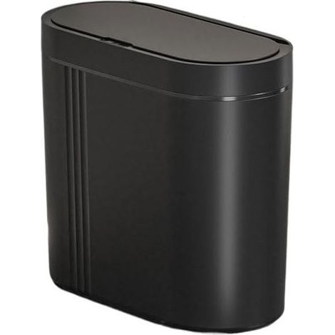 Poubelle - Capteur Infrarouge - 12 L - Salle De Bain Chambre Bureau - 33 X 16 X 30 5 Cm - ABS - IPX5 - 1 Unite (1/5)