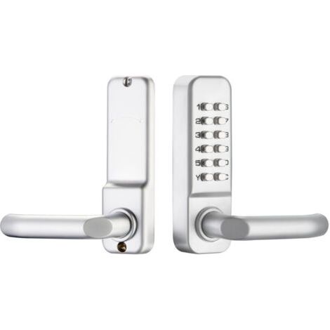 Poignée à code Serrure à code mécanique étanche, combinaison de code à 1 à 11 chiffres Mot de passe de sécurité Serrure codée Serrure de porte à combinaison mécanique sans clé pour porte de bureau en (1/5)