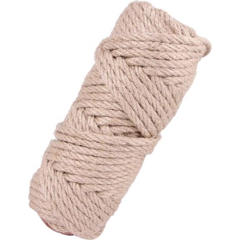 Sisal Rope for Cat Tree, Multi-strand, Cuttable, Khaki (1/5)
