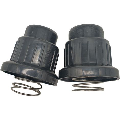 Capuchon de Bouton d'allumage, Bouton de générateur d'étincelles Interrupteur à Bouton-Poussoir d'allumeur d'impulsion de Batterie AA avec Ressorts pour Gril à gaz de générateur d'étincelles, REM(2PCS (1/5)