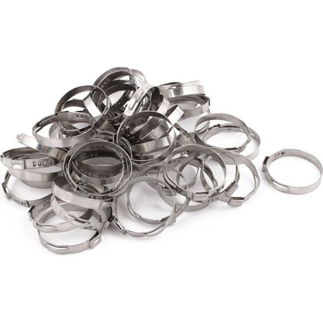 37.8mm-41mm 304 Edelstahl verstellbarer Schlauch Silverfarbe 50st (5ef733c7283bc984115183a7f9af7c59) (1/3)