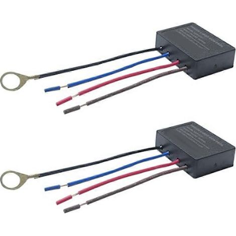 Lot de 2 variateurs tactiles à 3 voies, kit de réparation pour lampe de bureau avec module de commande et capteur de remplacement (1/5)