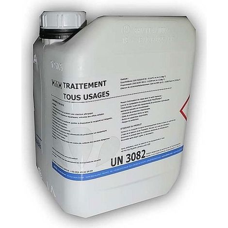 Insecticide et fongicide - NUISIPRO - Traitement Bois - Bidon de 5L - Protection durable - Double action