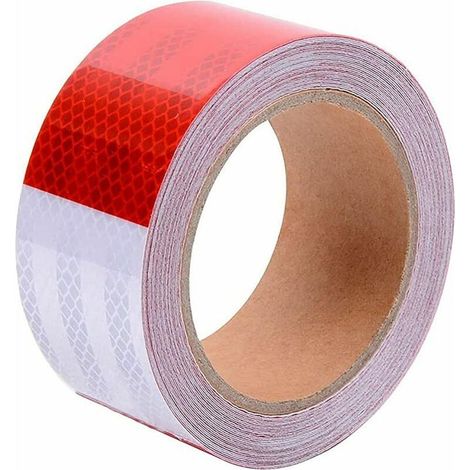 Ruban Réfléchissant. Haute visibilité Autocollants Réfléchissants. Bande de Sécurité Auto-adhésive pour Camions de Voiture remorque de Camping Car équilibre poussettes Casques. (1/5)