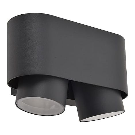Lámpara de pared exterior ajustable Cypres antracita 2xGU10 IP44 (1/5)