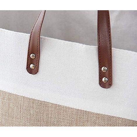Home bedroom storage bucket foldable basket waterproof handle (1/3)