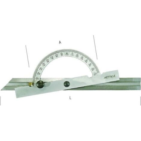 Rapporteur à règle coulissante METRICA 36541 – Ø150 mm avec règle 300 mm
