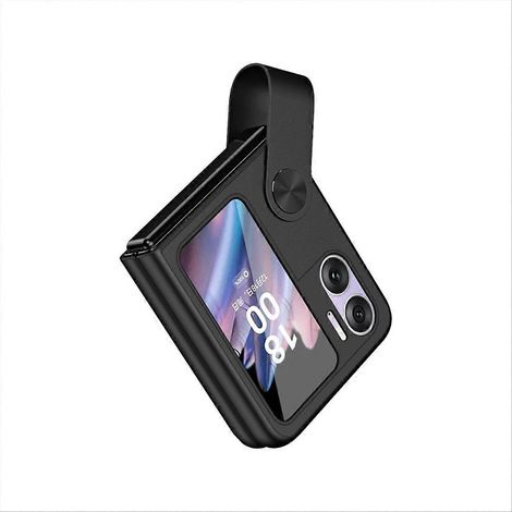 Étui de protection portable en TPU avec support et dragonne pour téléphone portable Find N2 B, lavable, ajustable et pliable. Compatible avec Find N2 B. (1/5)