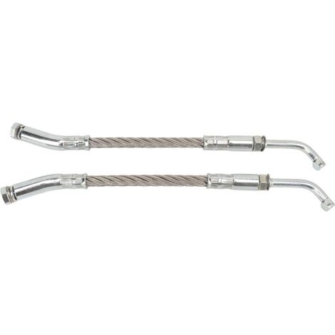 Kit de 2 grattoirs à glace 1201 DF universels pour motoneige, ensemble d'épurations de glace pour les hauteurs de piste de motoneige 2-1/2in droite et gauche (1/5)