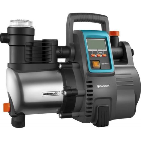FP – Pompe de surface automatique 6000/6 – Débit 6000L/h – Aspiration jusqu'à 8m – Moteur silencieux – Boîtier inoxydable résistant aux intempéries - 01760-61 (1/5)
