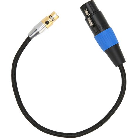Câble audio XLR femelle vers mini-XLR femelle, 3 broches, 1 mètre, pour caméra 4K, connexion stable et fiable. (1/5)