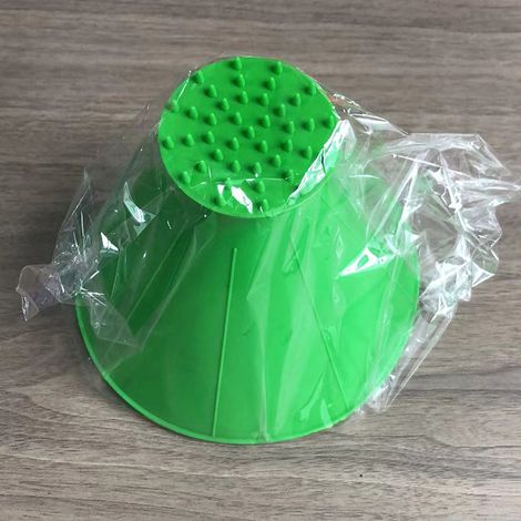 4X Grattoir à glace conique pour pare-brise, outil de déneigement auto, grattoir rond pour vitres de voiture (1/5)