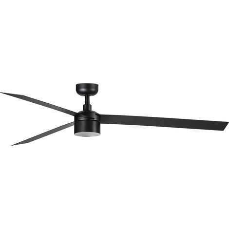Faro Cruiser Ventilateur de plafond Cruiser 160 cm TEK LED Noir mat 3000K (1/3)