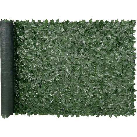 Clôture de confidentialité en lierre, écran vert artificiel 1,5 x 3m, mur de verdure avec tissu en maille, décoration de jardin