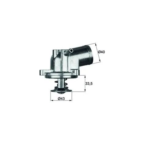 Thermostat, liquide de refroidissement MAHLE TI 21 87 MERCEDES-BENZ 00A 121 113
