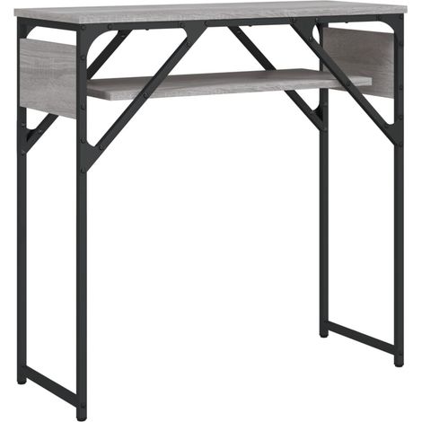 Maison Exclusive - Tavolo Consolle Ripiano Grigio Sonoma 75x30x75cm Multistrato