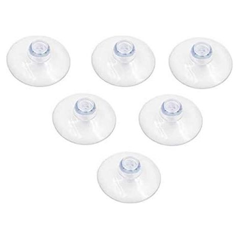 10 Stück 45 mm transparente Saugnäpfe, Pilzkopf, einfache PVC-Saugnäpfe ohne Haken, für Auto, Camping, Fenster, Sonnenblende
